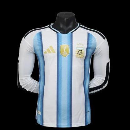 Argentine Maillot Domicile Manches Longues CDM 26 – Version Player