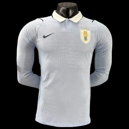 Uruguay Maillot Manches Longues Domicile CDM 26 – Version Player