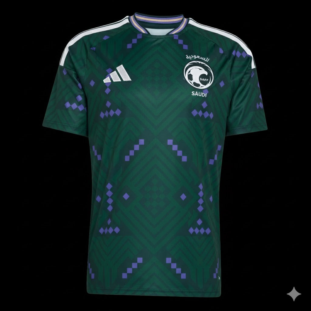 MAILLOT DOMICILE ARABIE SAOUDITE COUPE DU MONDE 2026