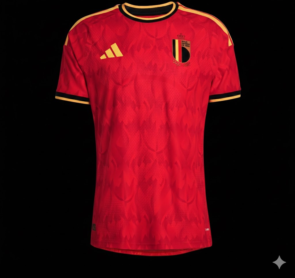MAILLOT BELGIQUE DOMICILE COUPE DU MONDE 2026