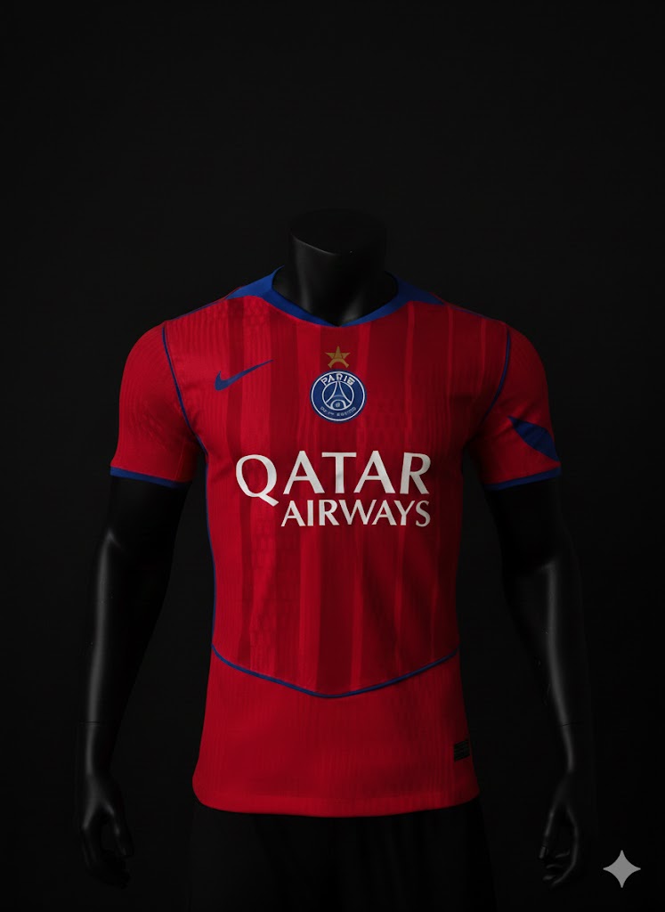 MAILLOT PARIS SG THIRD 2025/2026 AVEC ÉTOILE