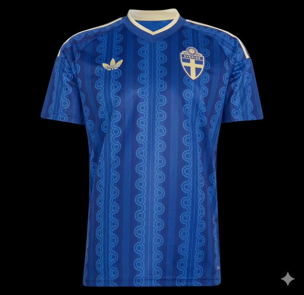 MAILLOT SUÈDE EXTERIEUR COUPE DU MONDE 2026