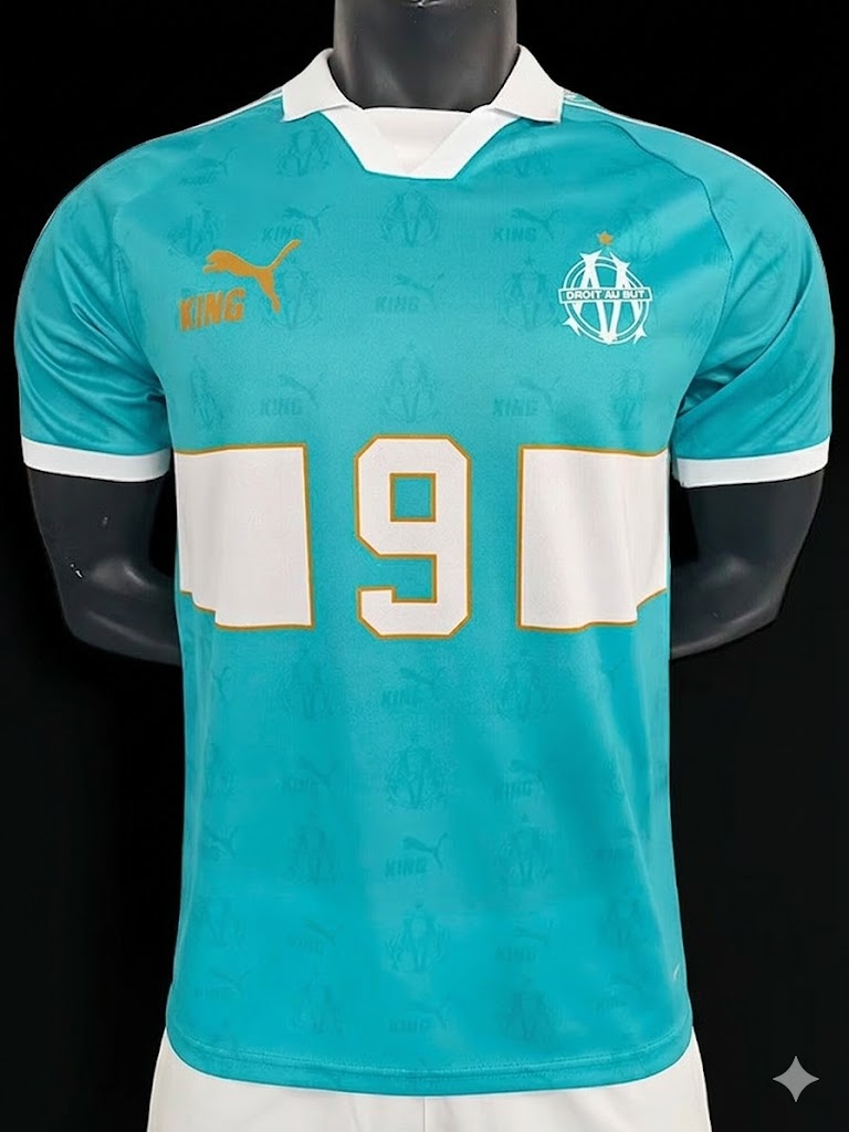 MAILLOT MARSEILLE KING SERIES BLEU 2025/2026